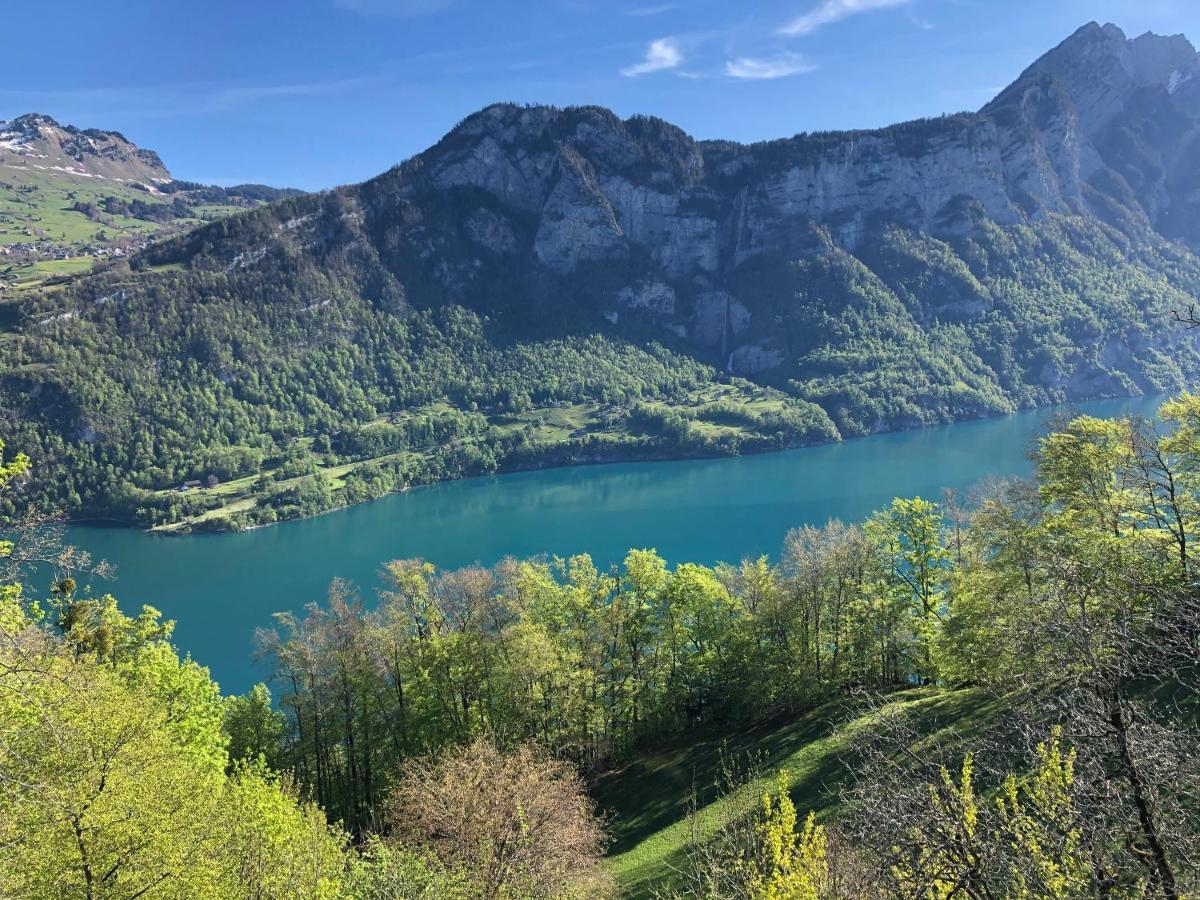 Hotel Cafe Seeblick Filzbach Zewnętrze zdjęcie
