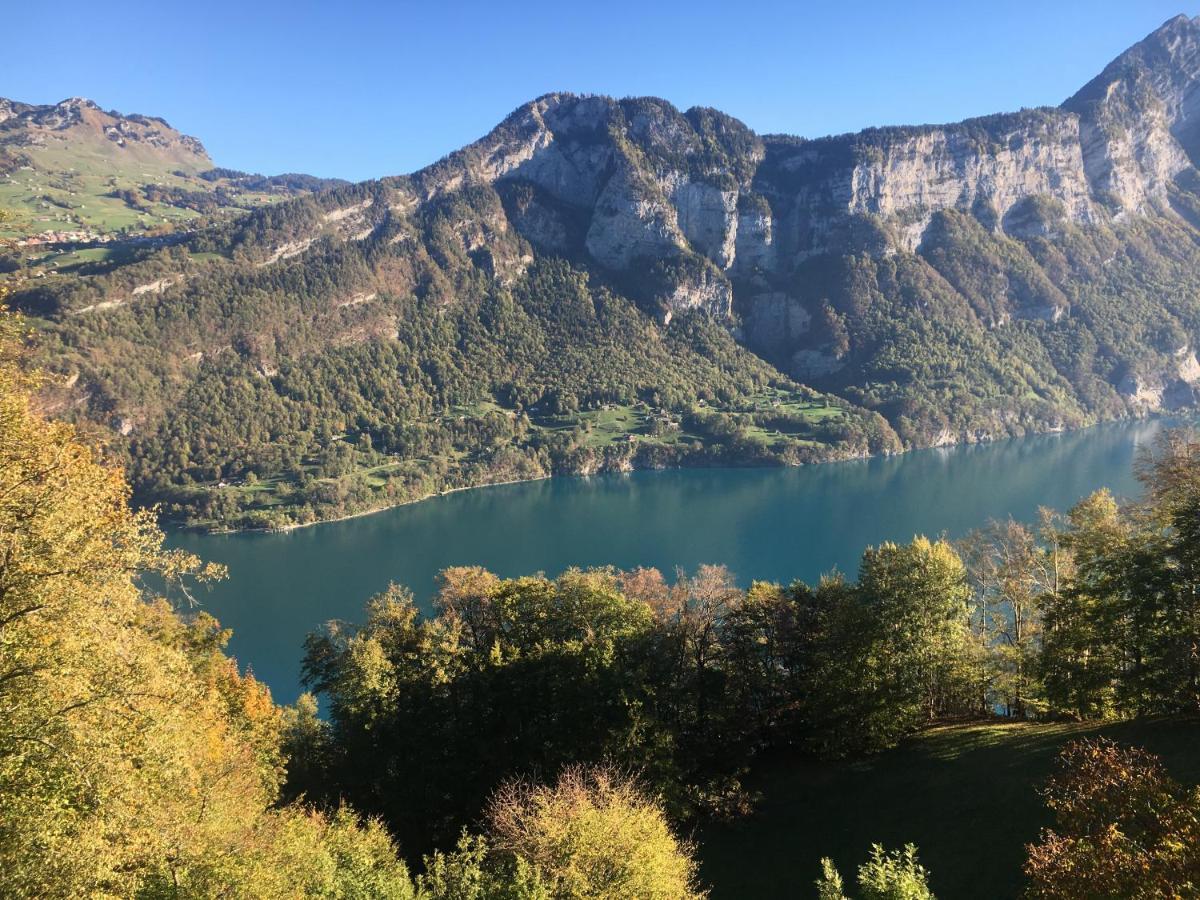 Hotel Cafe Seeblick Filzbach Zewnętrze zdjęcie
