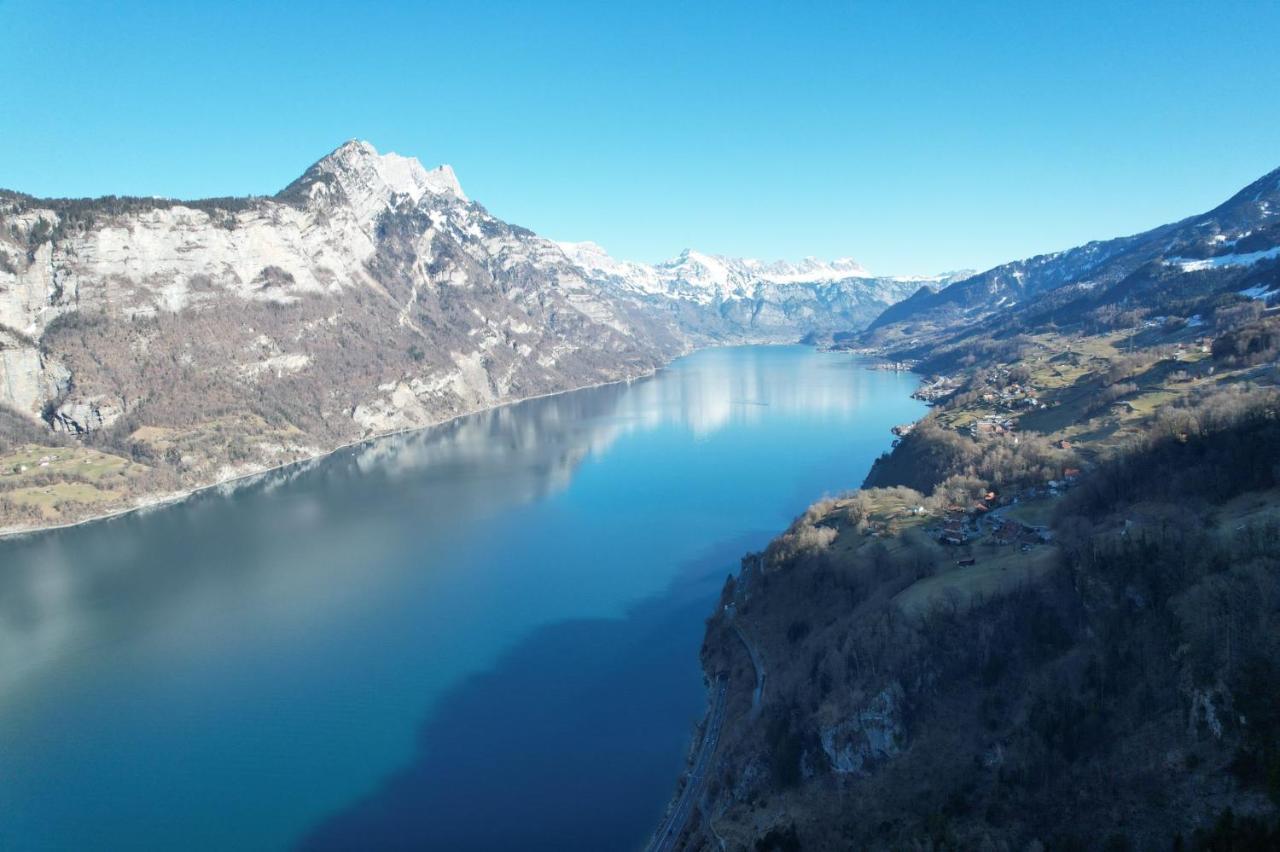 Hotel Cafe Seeblick Filzbach Zewnętrze zdjęcie